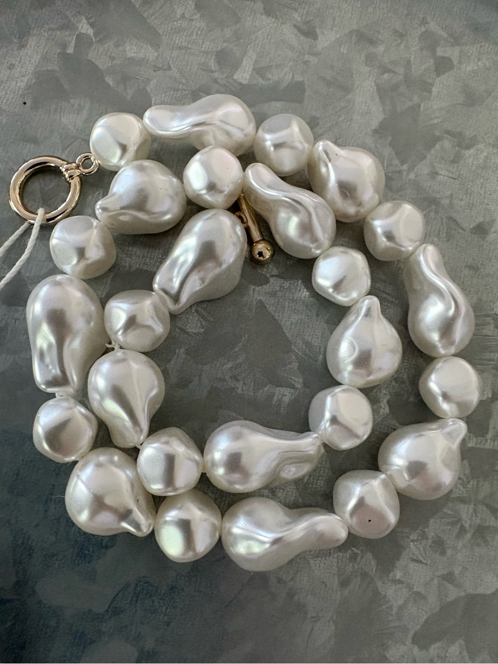 & Other Stories NWT Baroque Faux Pearl Necklace